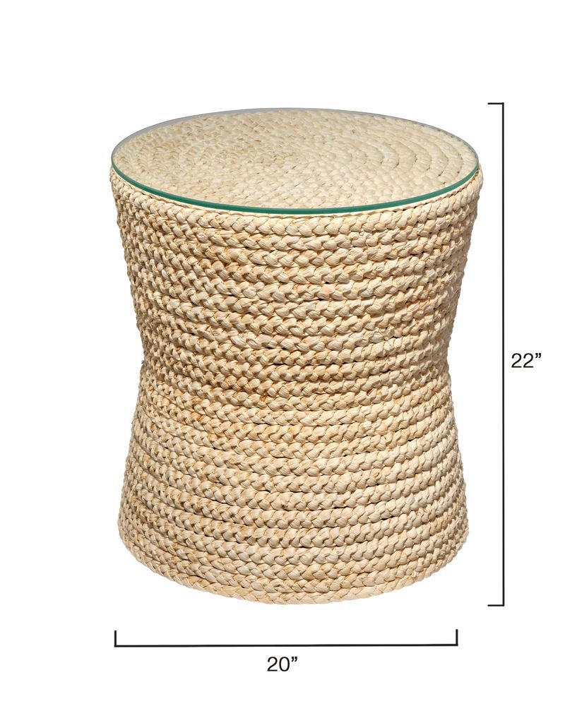 Grain Braided Side Accent Table