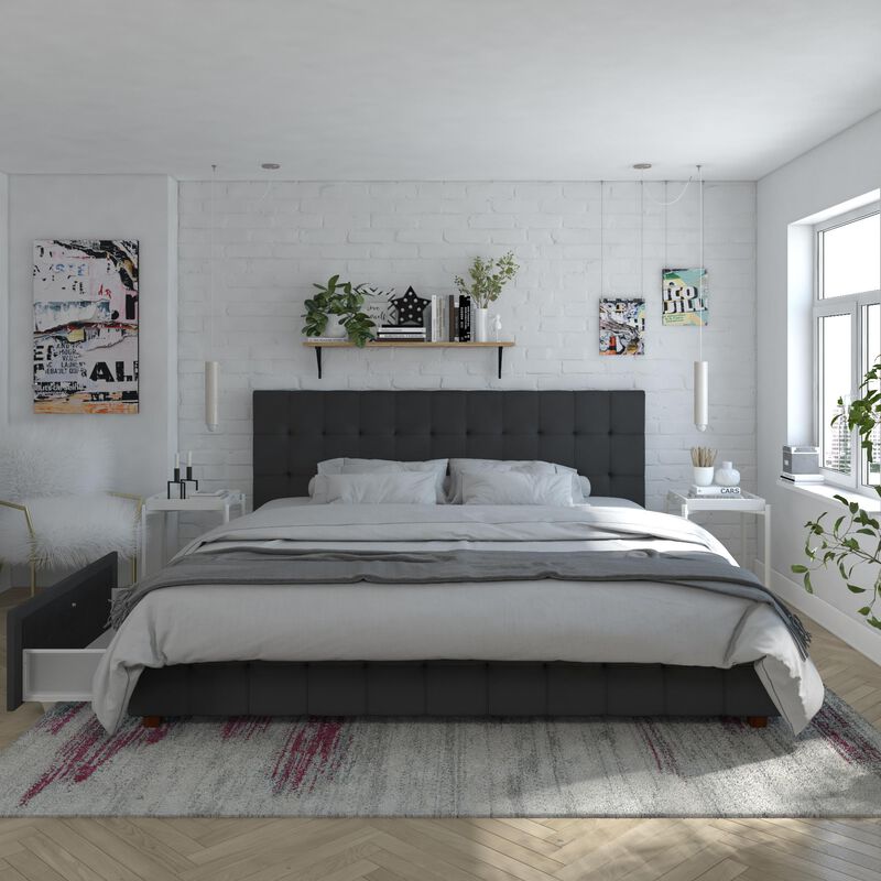 Elizabeth Upholstered Bed with Storage