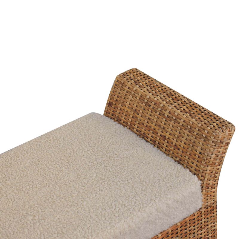 Artisan Furniture Solid Wood Riviera Woven Bench