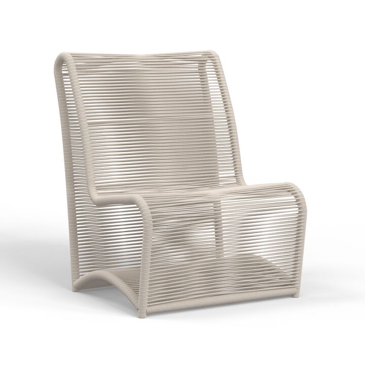 Sand Armless Club Chair