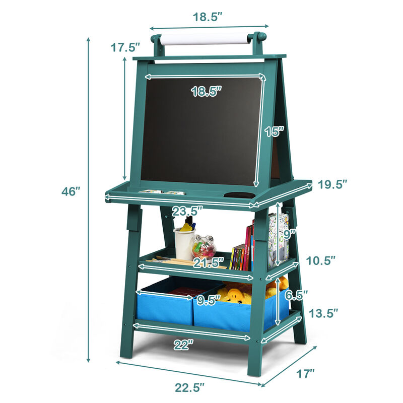 3 in 1 Double-Sided Storage Art Easel