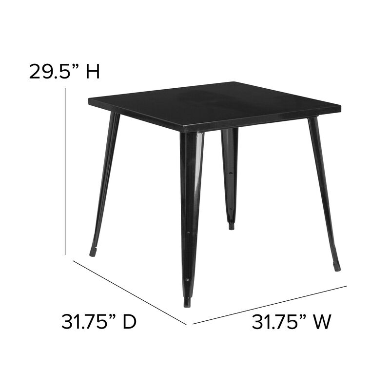 Metal Colorful Restaurant Tables