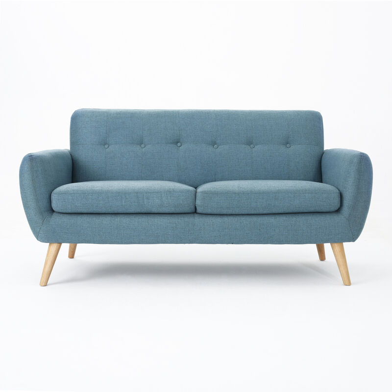 Merax Modern Fabric Loveseat Sofa