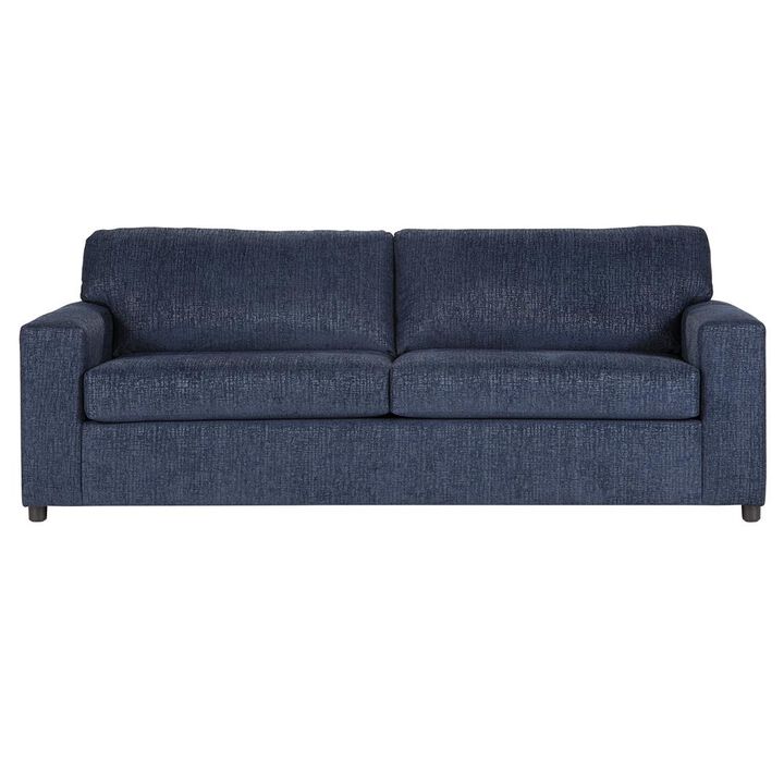 New Classic Furniture Kylo Blue Polyester Fabric Sofa Couch