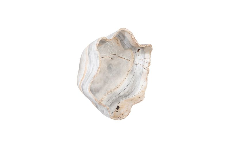 Cast Wall Small Onyx Bowl in Faux Finish