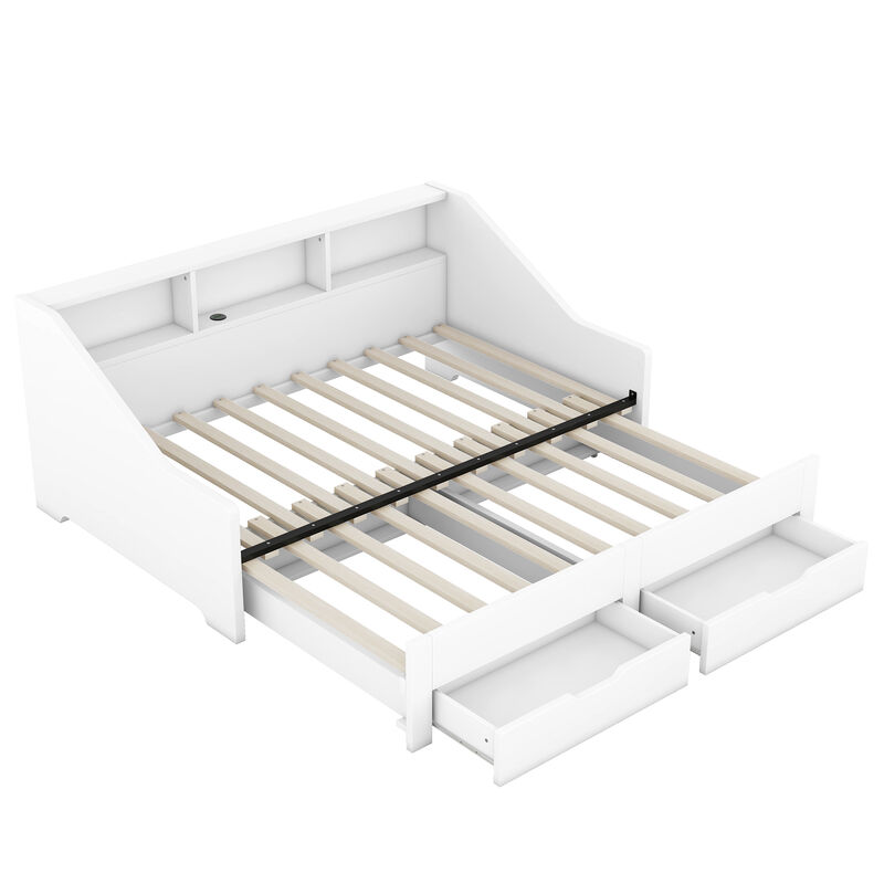 Merax Daybed Bed Frame with Storage