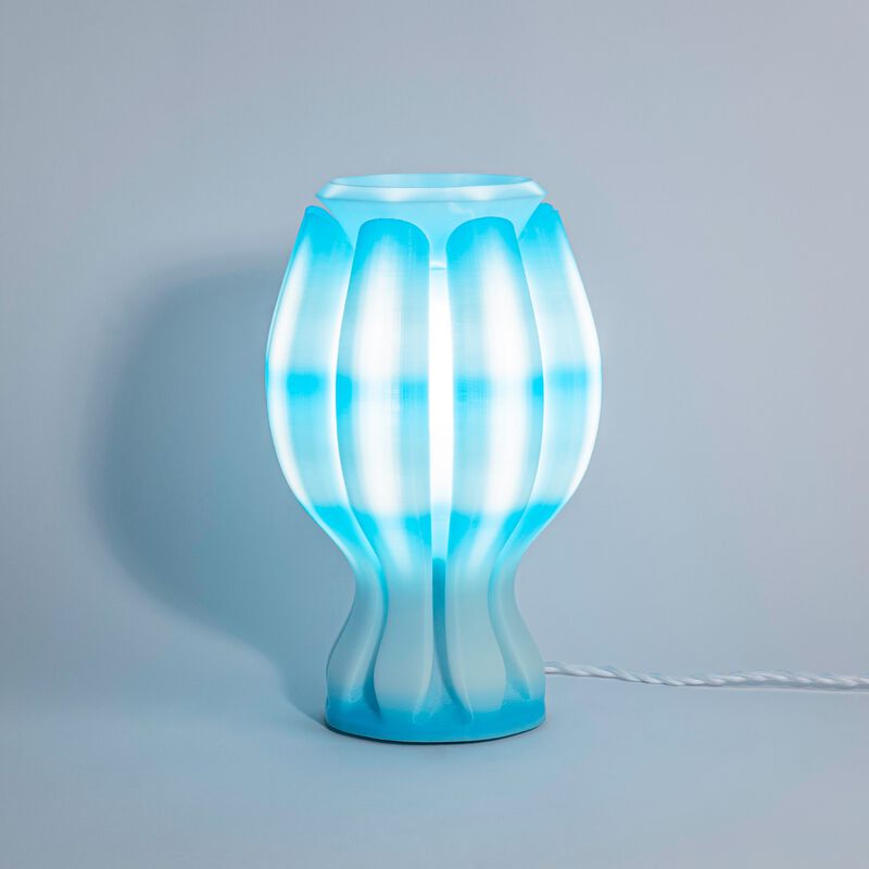 Flower Tropical Coastal Plant-Based PLA 3D Printed Dimmable LED Table Lamp