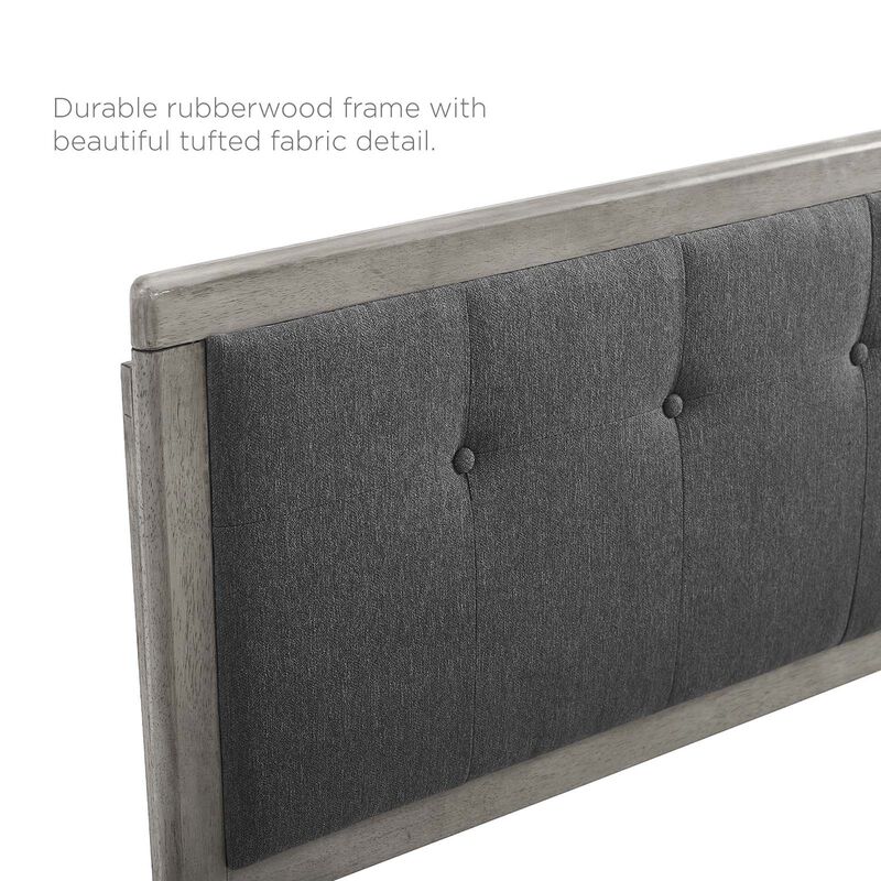 Modway - Willow Queen Wood Platform Bed with Angular Frame