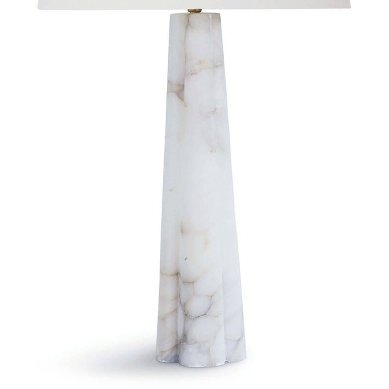 Quatrefoil Alabaster Table Lamp
