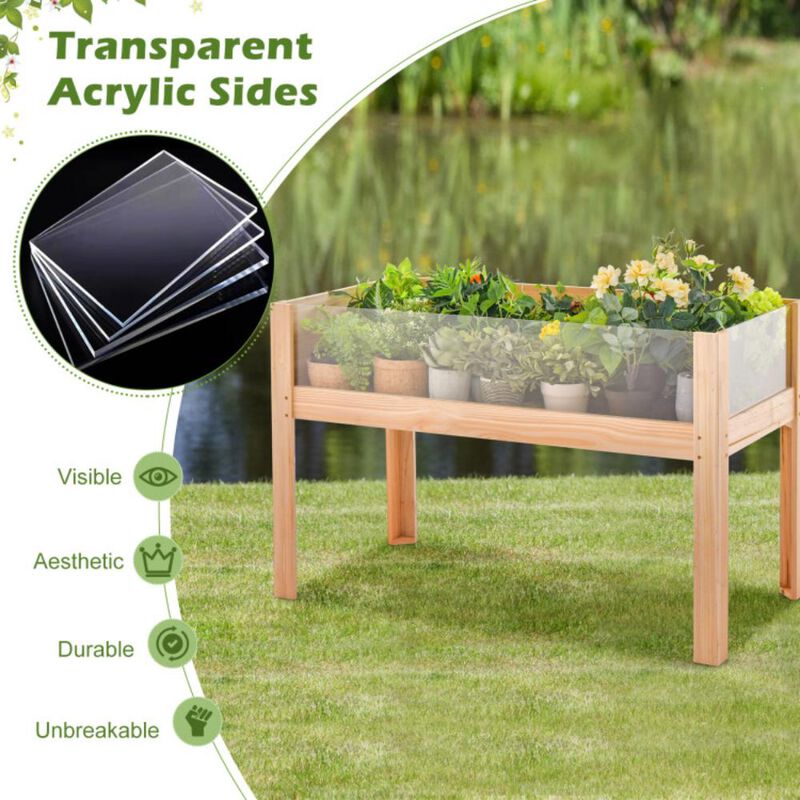 Hivvago Wooden Raised Garden Bed