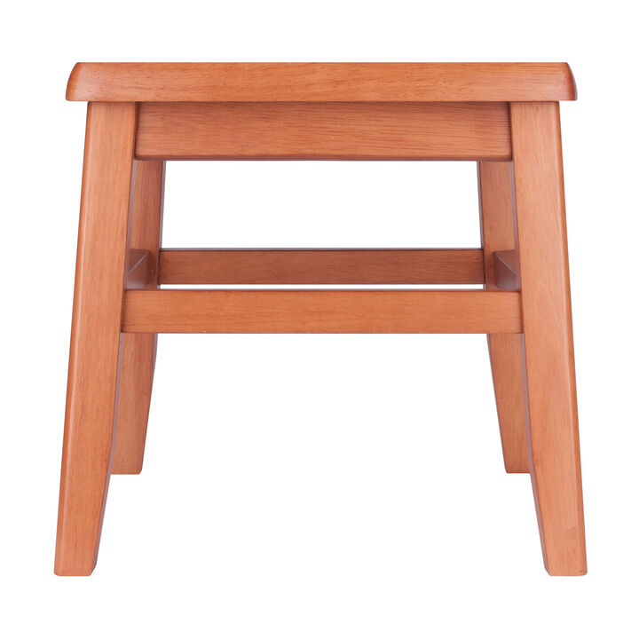 Winsome Kaya 2-Pc Conductor Stool Set, Teak