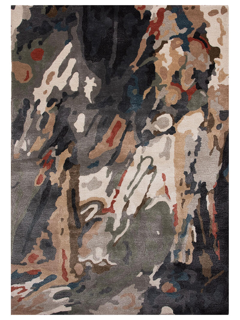 Kinetic KIN660 Gray/Rust 7'9" x 9'9" Rug