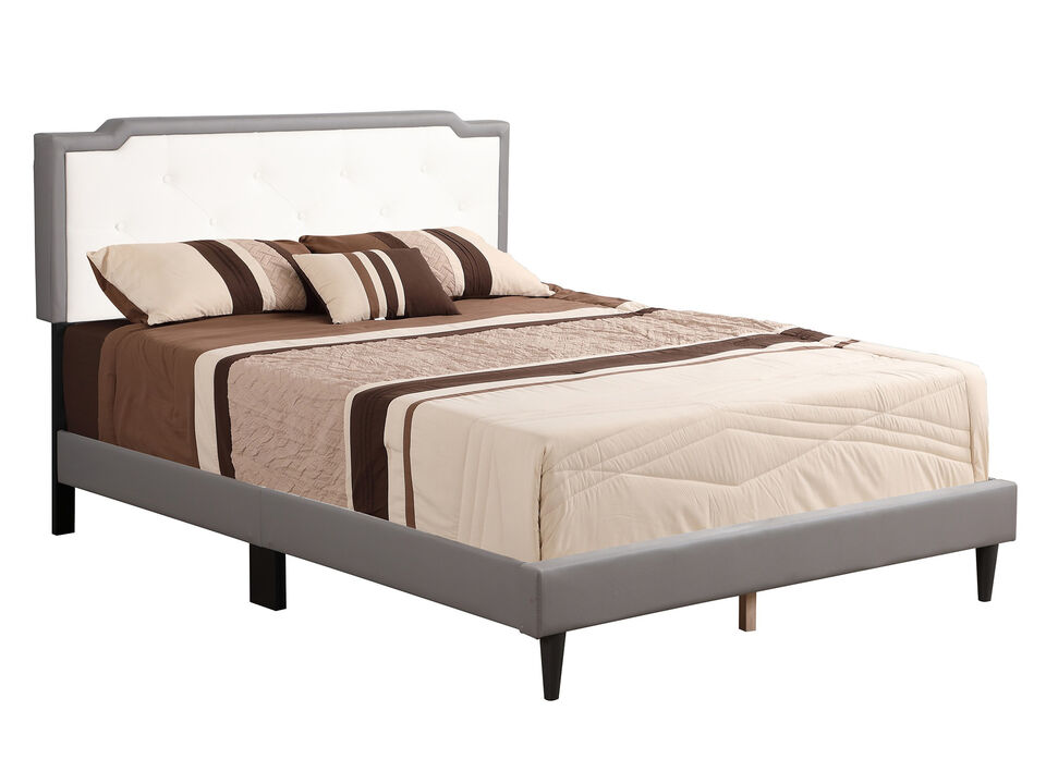 Deb Tufted Queen Panel Bed
