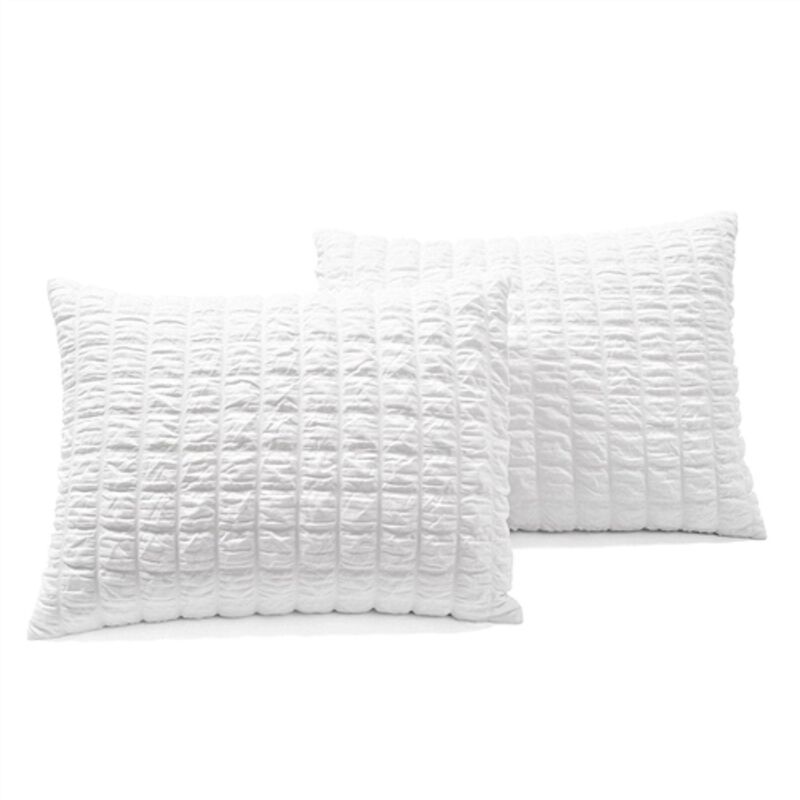 Crinkled Textured 3 Piece Comforter Set – Stylish Bedding Set with Soft Feel