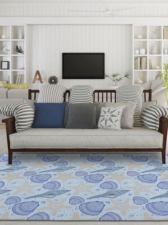 Seabreeze SZ4 Sky 3' x 5' Rug