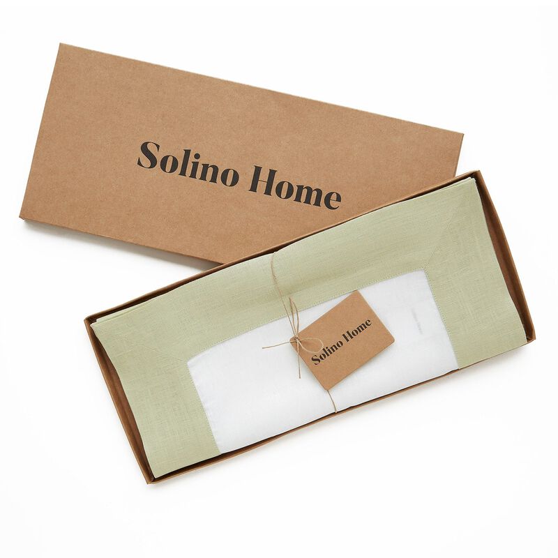 Solino Home 100% Pure Linen Table Runner | Contempo