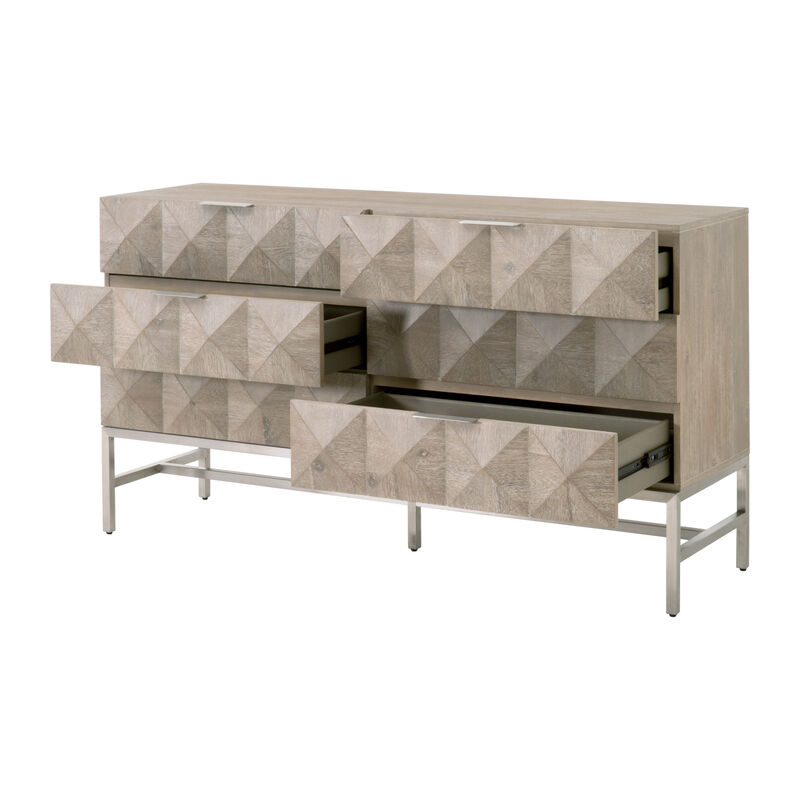 Atlas 6-Drawer Double Dresser
