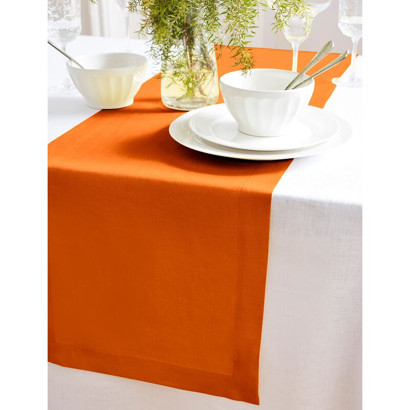 Solino Home 100% Pure Linen Table Runner | Sonoma