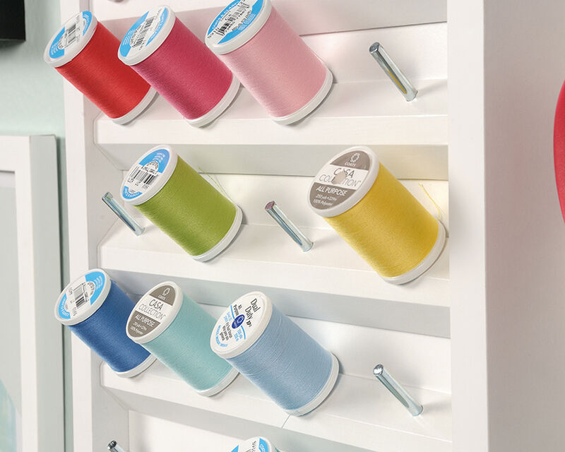 Craft Pro Mounted Pegboard With Thread Storage