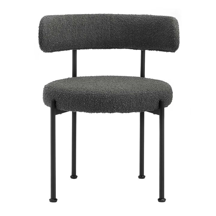 Albie Boucle Fabric Dining Chairs - Set of 2