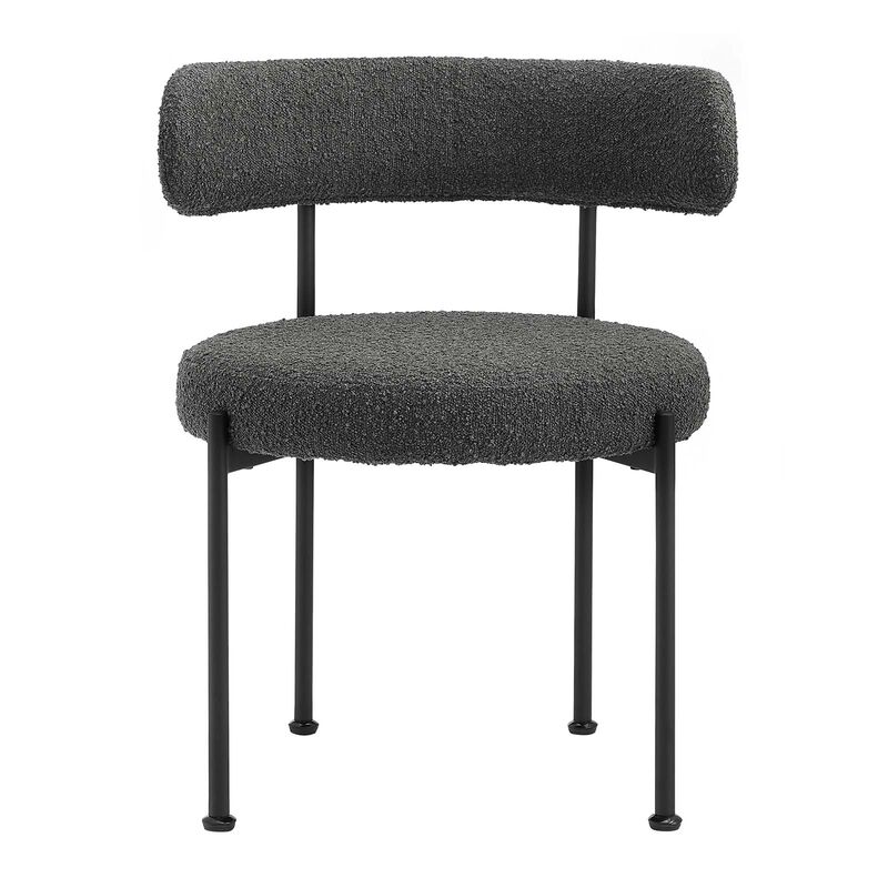Albie Boucle Fabric Dining Chairs - Set of 2
