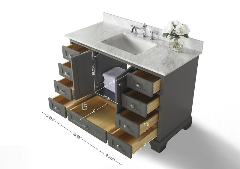 Audrey 48 in. Bath Vanity Set