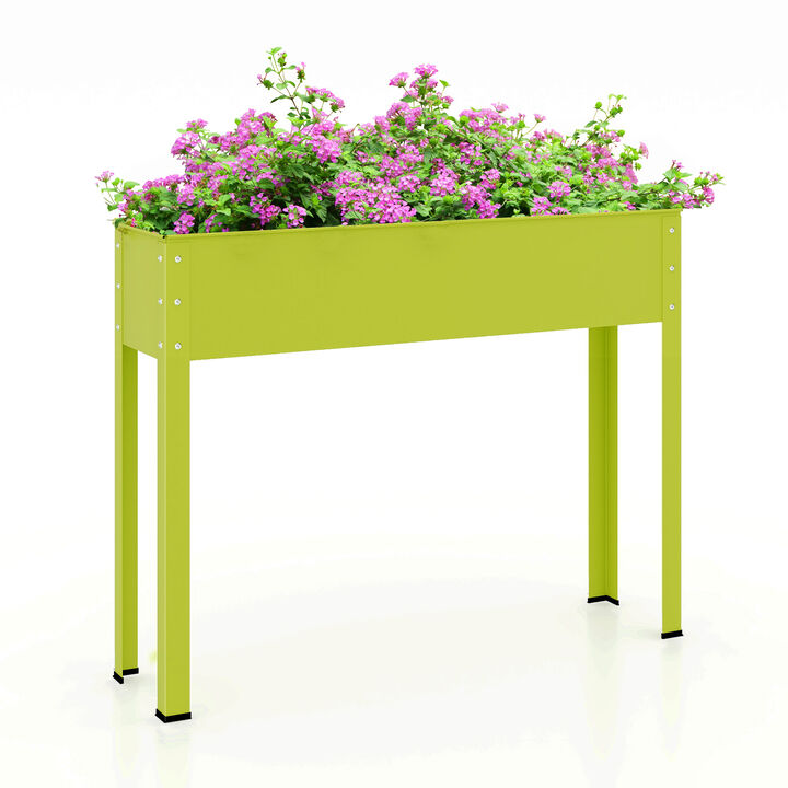 Metal Raised Garden Bed with Legs for Elevated Planting and Gardening