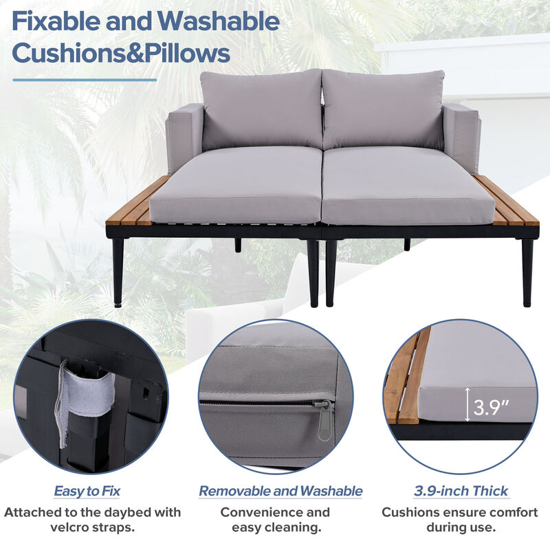 Merax Modern Outdoor Daybed Patio