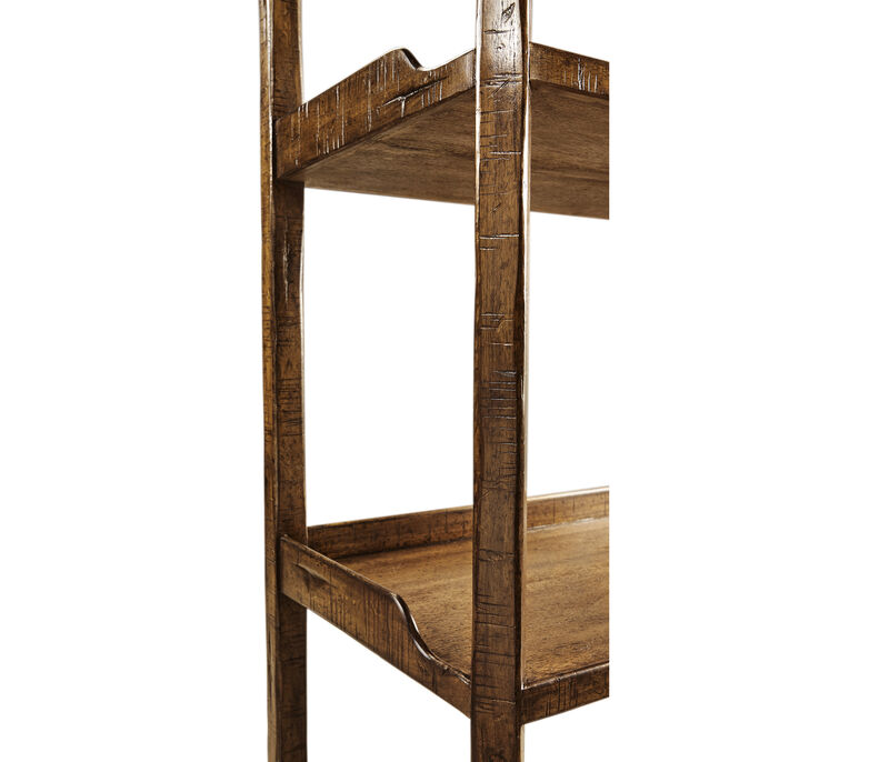 Country Walnut Etagere