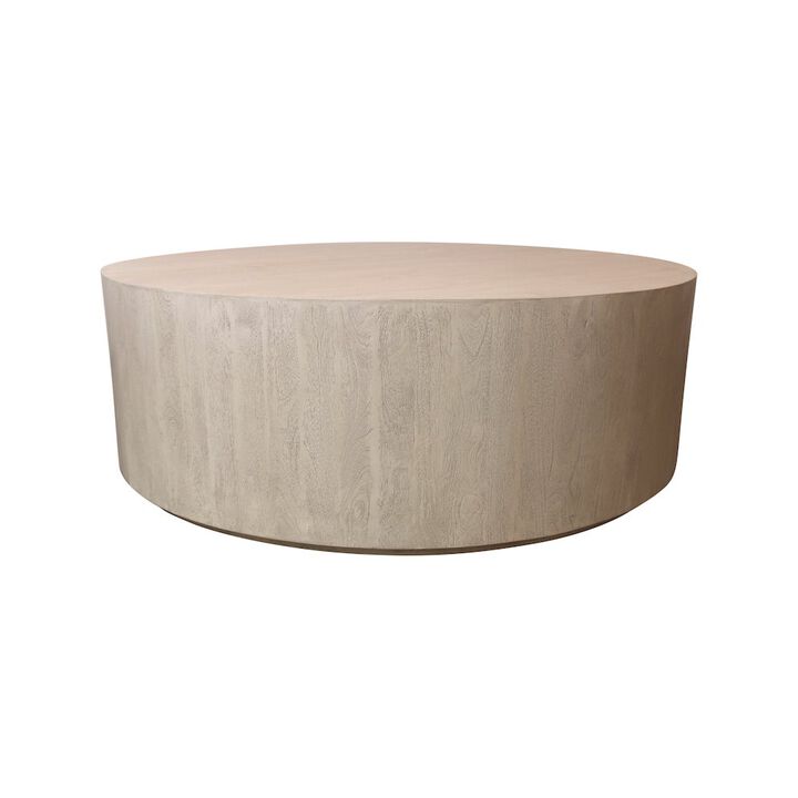 Flagstaff 48 Round Cocktail Table in Stone Natural