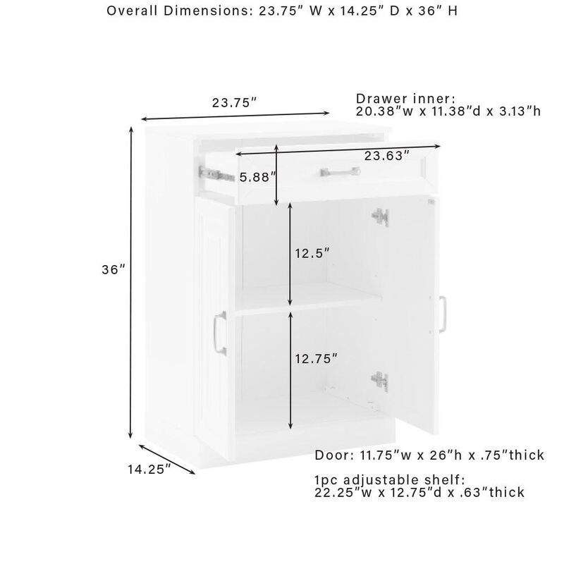 Crosley Brands Stanton Kitchen Storage Cabinet