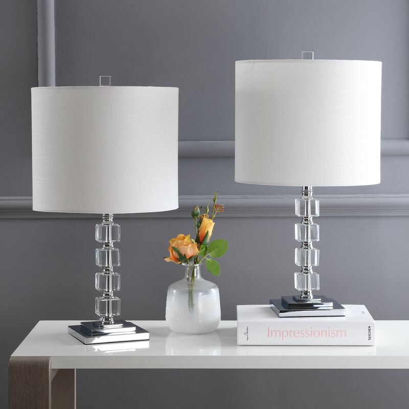 Barnard LED Crystal/Metal Table Lamp