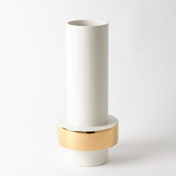 Gold Ring Vase