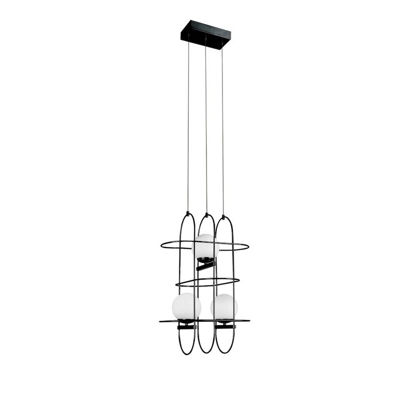 VONN Lighting Integrated LED Height Adjustable Chandelier Wire Frame Pendant Light