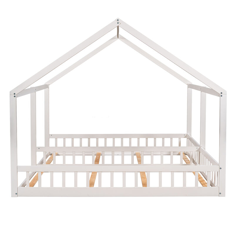 Merax House Platform Beds  with 2 Shared Beds