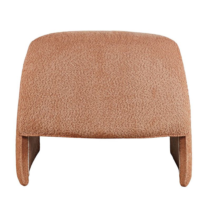 Jofran Dolce Mid-Century Modern Bent Angle Upholstered Accent Chair