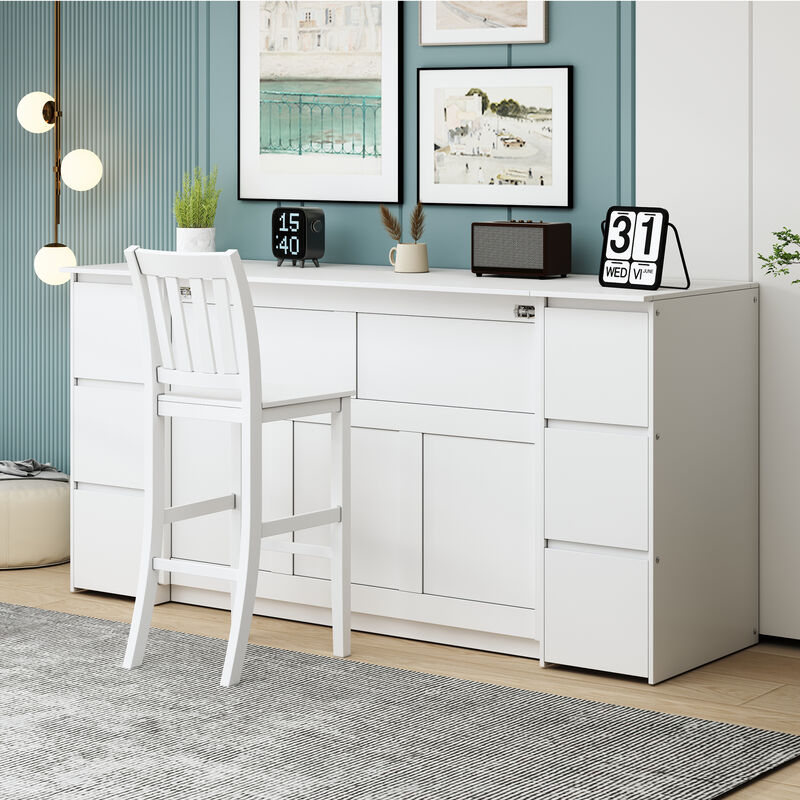 Merax Murphy Bed with Drawers
