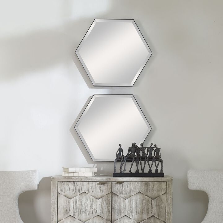 Amaya Octagonal Mirrors (Set of 2)