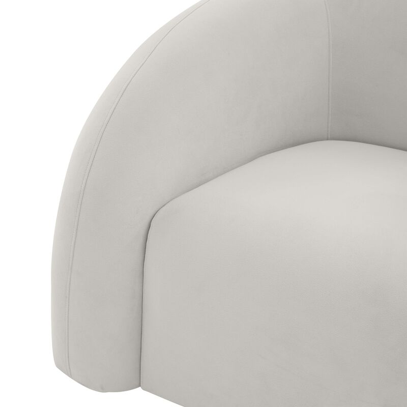 Slipper Vegan Shearling Swivel Chair