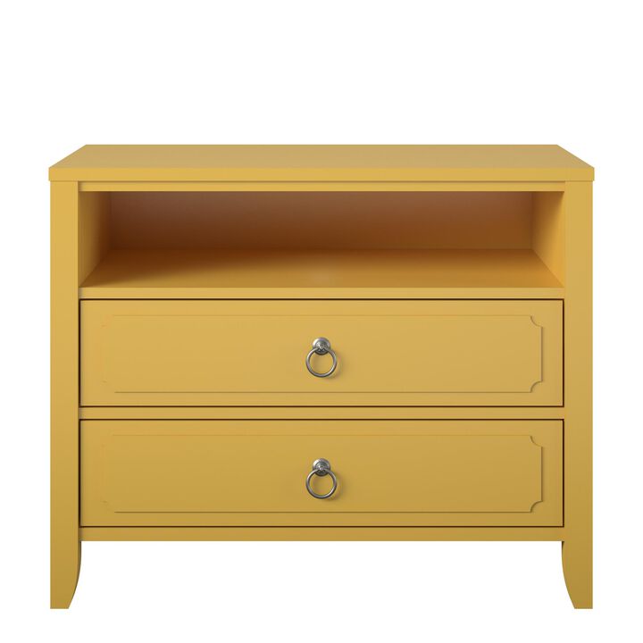 Novogratz Her Majesty 2 Drawer Nightstand