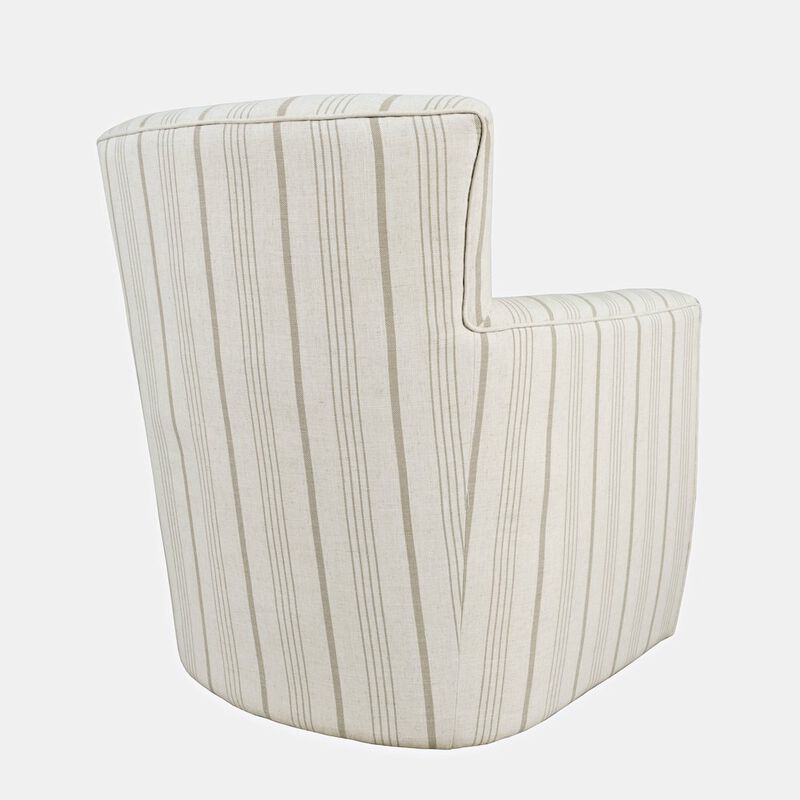 Jofran Blakely Harper Contemporary Traditional Swivel Accent Chair