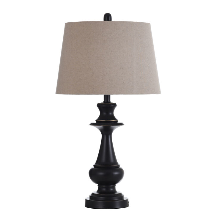 Bronze Metal Table Lamp (Set of 2)
