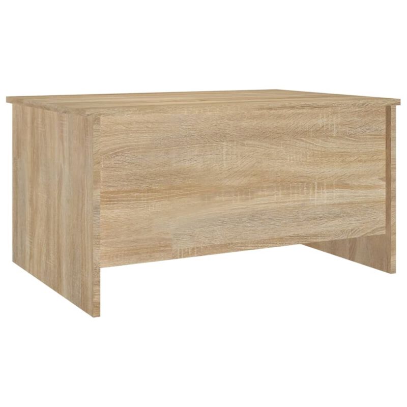 vidaXL Coffee Table Sonoma Oak 31.5"x21.9"x16.3" Engineered Wood