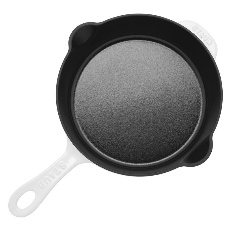 STAUB Cast Iron 8.5-inch Traditional Deep Skillet - Black