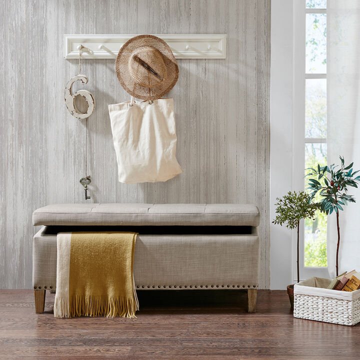 Shandra II Tufted Top Storage Bench