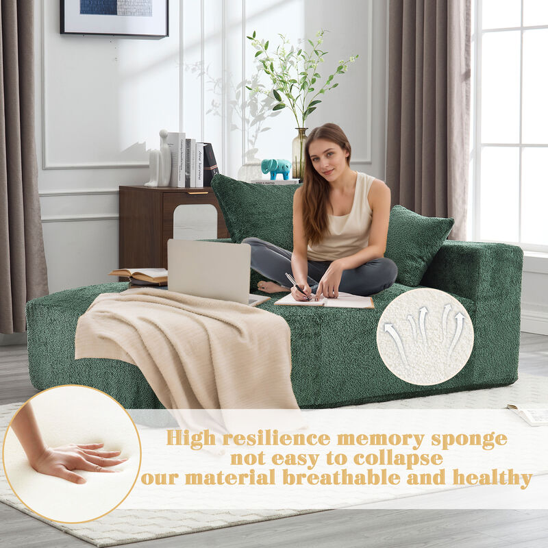 Merax Chenille 2-seat Lounging Sofa  Chair
