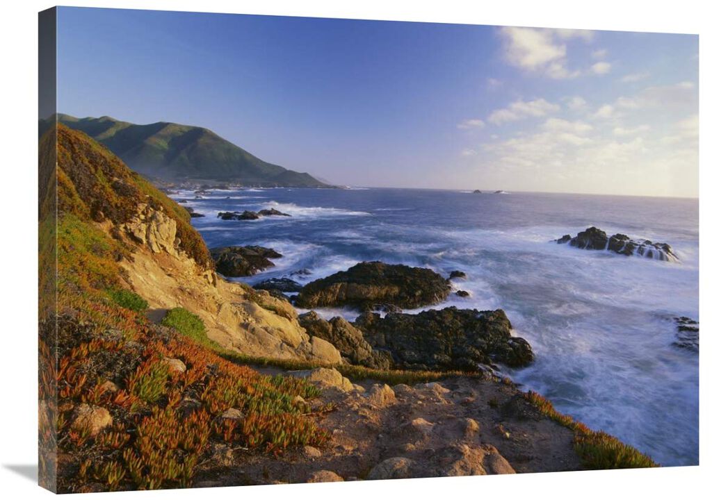 Coastline, Big Sur, Garrapata State Beach, California-Canvas Art-32x24