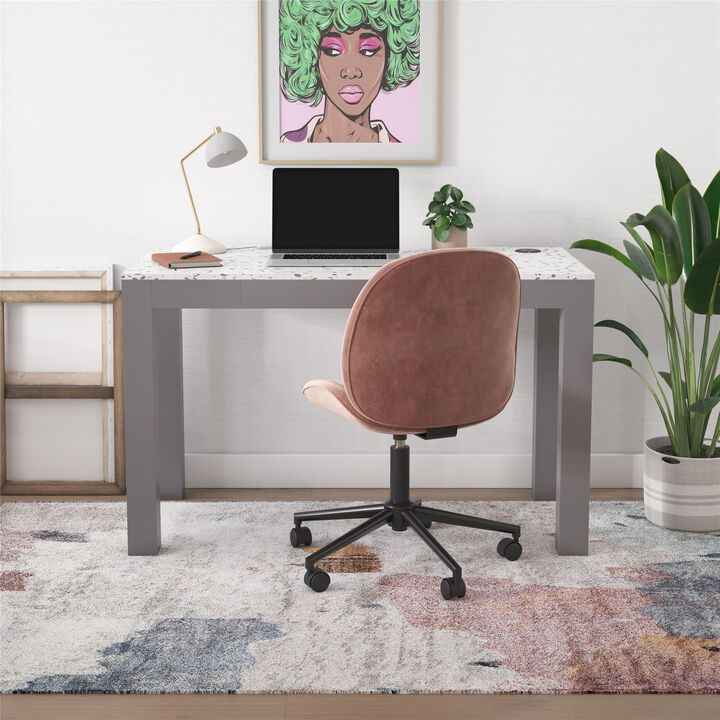 Astor Desk w/ Wireless Charger