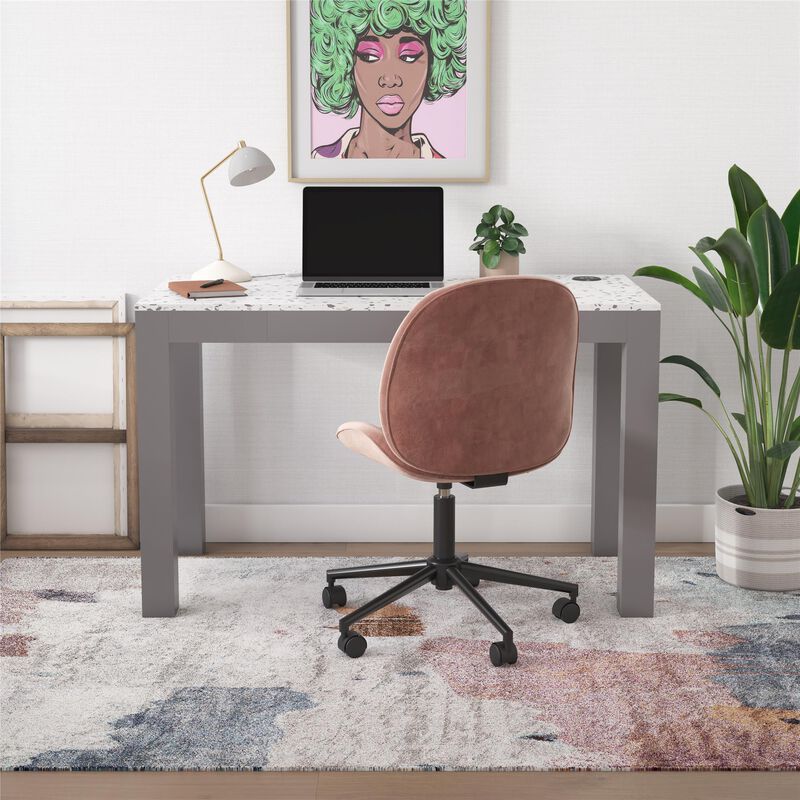 Astor Desk w/ Wireless Charger