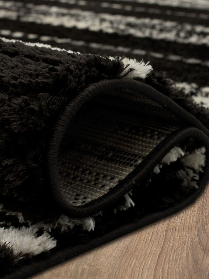 Traverse By Bobby Berk Traverse Lanes Charcoal 6' X 9' Rug